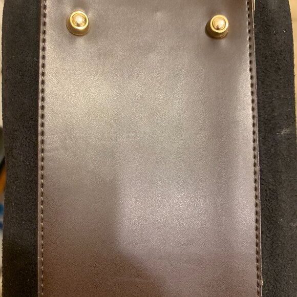 Hermes Like Suede Tote Bag - Picture 15 of 16